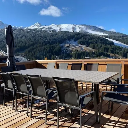 De Luxe Avec Magnifique Vue A Courchevel, 5 Chambres, 15 Pers Chalet
