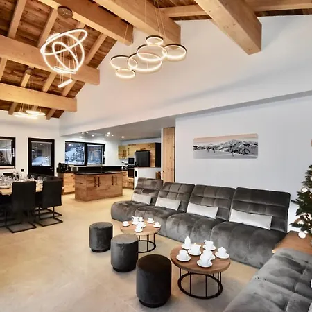 木屋 De Luxe Avec Magnifique Vue A Courchevel, 5 Chambres, 15 Pers