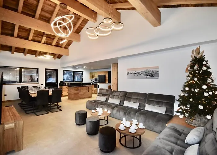 شاليه De Luxe Avec Magnifique Vue A Courchevel, 5 Chambres, 15 Pers