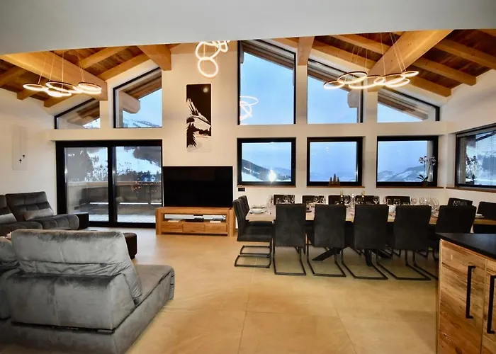 شاليه De Luxe Avec Magnifique Vue A Courchevel, 5 Chambres, 15 Pers كورشوفيل